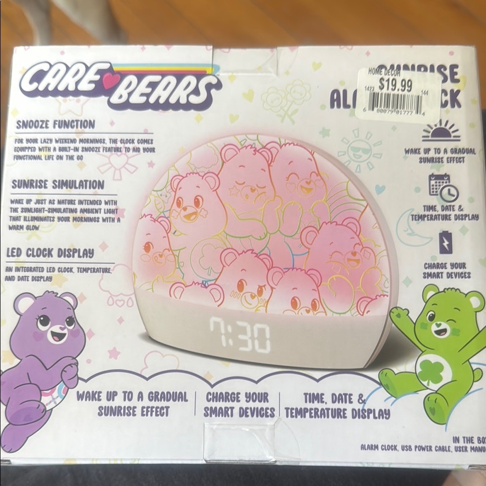Care Bears LED Alarm Clock